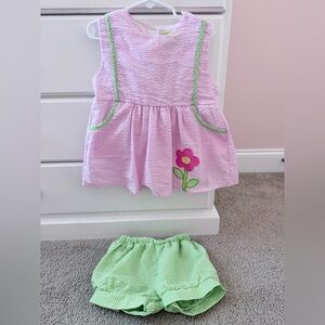 Little Girl Spring Short Set